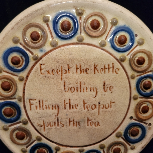 Handcrafted Pottery Trivet - Picture 2 of 5